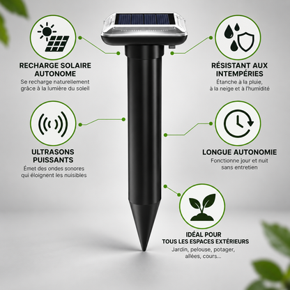 RYVO™ — Répulsif Anti-Nuisibles Solaire